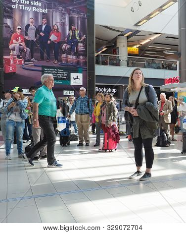 People At London Gatwick Airport In Gatwick