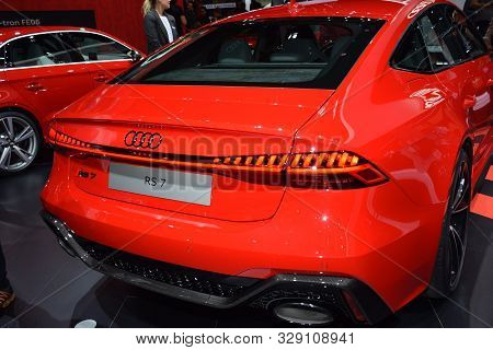 Frankfurt, Germany, September 09-2019: Audi Rs7 Iaa 2019