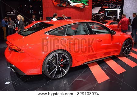 Frankfurt, Germany, September 09-2019: Audi Rs7 Iaa 2019