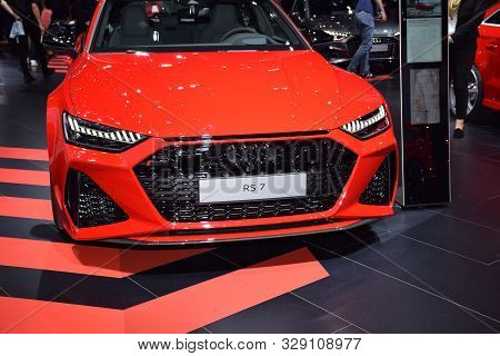 Frankfurt, Germany, September 09-2019: Audi Rs7 Iaa 2019