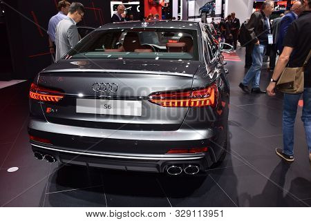 Frankfurt, Germany, September 09-2019: Audi S6 Iaa 2019