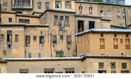 Masuleh, Iran - May 2019: Houses In Traditional Village Of Masuleh In Gilan Province