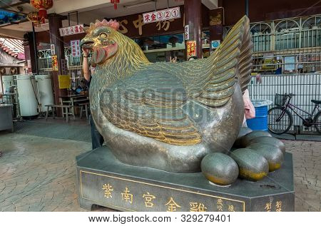 Nantou, Taiwan - September 27th, 2019: famous attraction of Zi Nan Temple in Zhushan Township, Nantou County, Taiwan, Asia