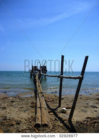 baño en el mar