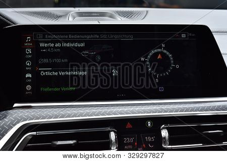 Frankfurt, Germany, September 11-2019: Bmw X7 Iaa 2019