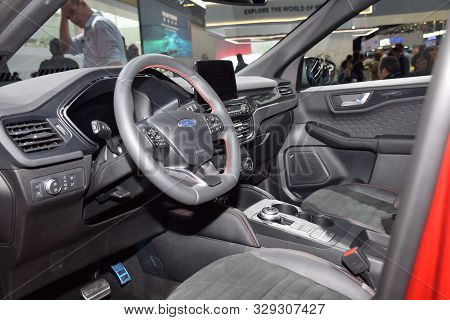 Frankfurt, Germany, September 09-2019: Ford Kuga Plug-in Hybrid Iaa 2019