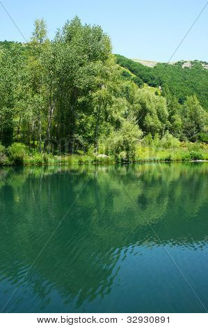 Lake In Park