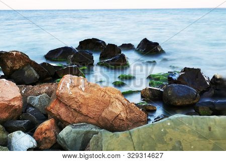Bulgarian Black Sea In Ravda Village