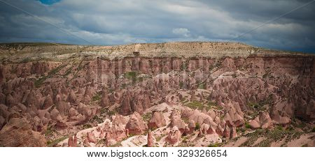 Landscape Panoramic View To Devrent Valley Aka Valley Of Imagination In Cappadocia, Turkey