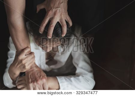 Man Physically Abusing His Girlfriend, Help Victim Of Domestic Violence, Sexual Abuse And Rape, Huma