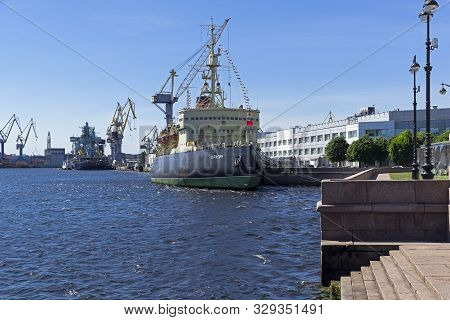 Saint Petersburg, Russia - June 16, 2019: Icebreaker 