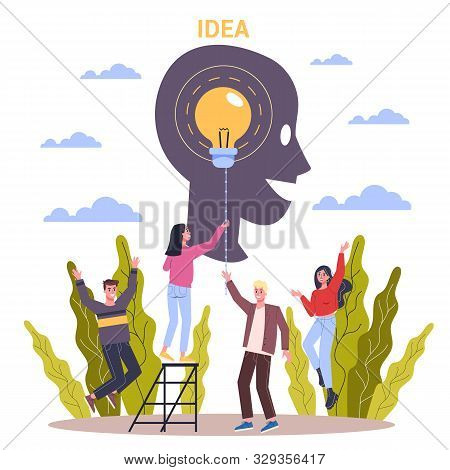 Innovation Horizontal Flat Banner For Your Website