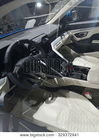 Frankfurt, Germany, September 09-2019: Lamborghini Urus Iaa 2019