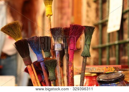 Pinceles De Colores, Colourful Brushes, Pinceles Para Cuadros , Colores