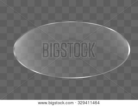 Rectangle Texture Glass Plate, Mirror, Windows. Light Effect For A Picture Or A Mirror. Beautiful Re