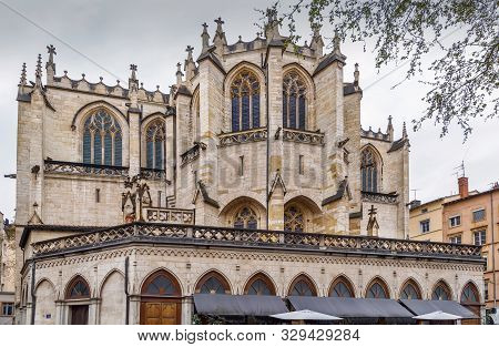 Church Of Saint-nizier Is A Church In Lyon City Center, France