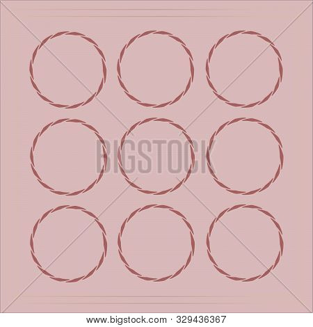 Beauty Icons Backround Vector Design Pink Icon