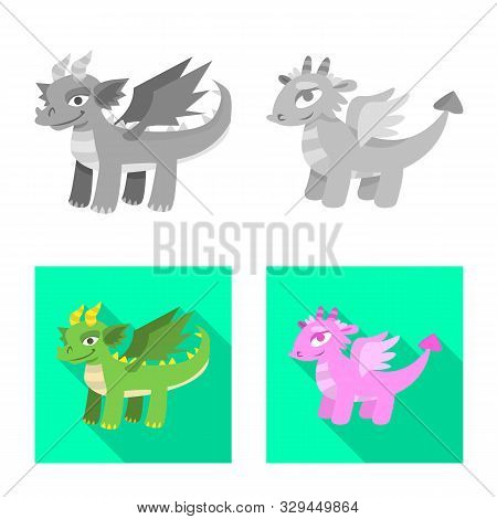 Vector Illustration Of Legend And Halloween Icon. Collection Of Legend And History Stock Vector Illu
