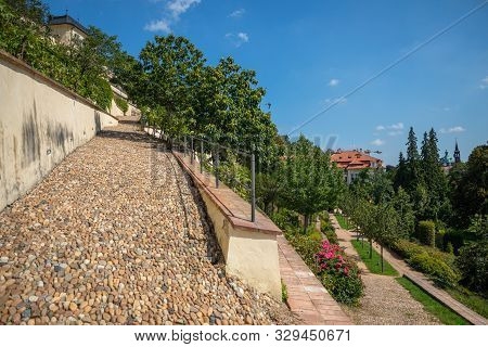 View Over Great Furstenberg Garden, Pague, Czech Republic