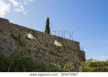Stari Bar (old Bar), Montenegro, The Different View Of The Ancient City Fortress, An Open-air Museum