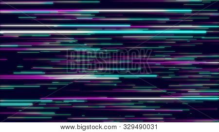 Blue And Purple Abstract Radial Lines Geometric Background. Data Flow. Explosion Star. Optical Fiber
