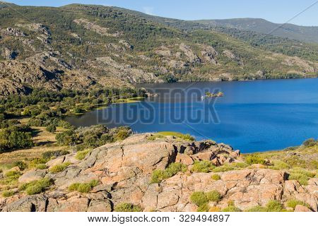 Lake of Sanabria, near Puebla de Sanabria, Castilla y Leon, Spain