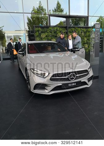 Frankfurt, Germany, September 10-2019: Mercedes Cls Iaa Messe 2019