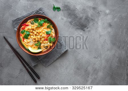 Vegetarian Laksa Soup
