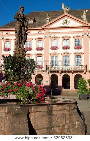 View of a Town Hall in the village of Gengenbach, Germany.
