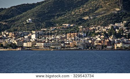Panorama Of Loutra Edipsou Evia Island