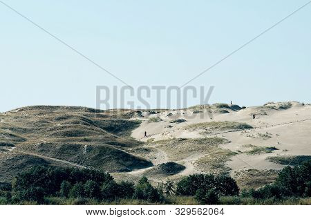 Nida - Curonian Spit And Curonian Lagoon, Nida, Neringa, Lithuania. Baltic Dunes. Unesco Heritage. N