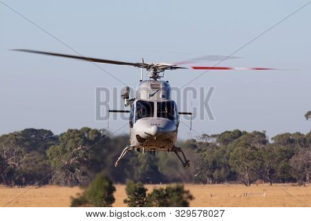 Tyabb, Australia - March 9, 2014: Royal Australian Navy (ran) Bell 429 Helicopter N49-049 Operated B