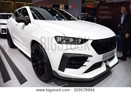 Frankfurt, Germany, September 09-2019: Wei Vv7 Gt Pro Phev Iaa 2019