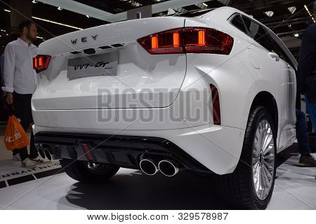 Frankfurt, Germany, September 09-2019: Wei Vv7 Gt Pro Phev Iaa 2019