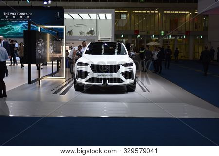 Frankfurt, Germany, September 09-2019: Wei Vv7 Gt Pro Phev Iaa 2019