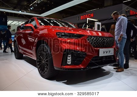 Frankfurt, Germany, September 09-2019: Wei Vv7 Phev Iaa 2019