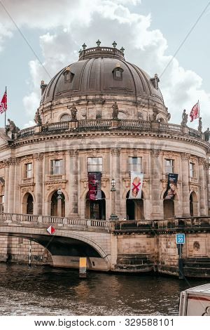 Berlin, Germany - September 8, 2019: The Bode Museum Facade On The Museum Island In Berlin.