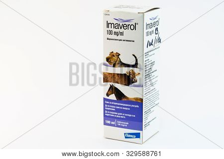 Cluj-napoca/romania-10 24 2019: Imaverol Fungicidal Wash 100ml For Horses, Cows And Dogs
