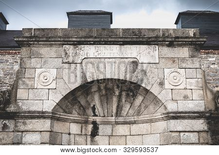 Architectural Detail Of The National Museum Of Ireland  In Dublin, Ireland