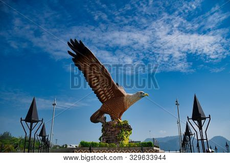 Eagle Square, Dataran Lang Is One Of Langkawi’s Best Known Man-made Attractions, A Large Sculpture O