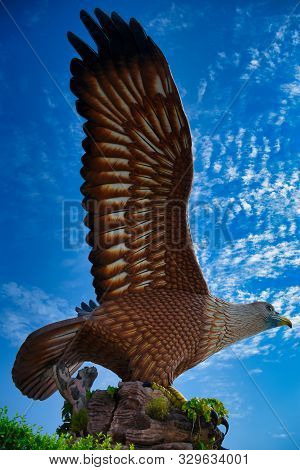 Eagle Square, Dataran Lang Is One Of Langkawi’s Best Known Man-made Attractions, A Large Sculpture O