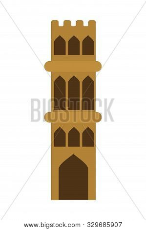 Manger House Building Isolated Icon Vector Illustration Design