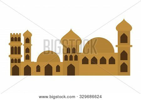 Manger Houses Cityscape Buildings Landscape Vector Illustration Design
