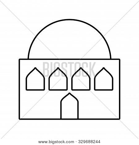 Manger House Building Isolated Icon Vector Illustration Design