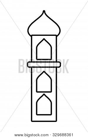 Manger House Building Isolated Icon Vector Illustration Design
