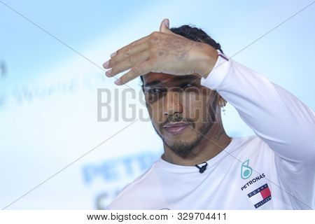 Lewis Hamilton Of Mercedes Amg Petronas Motorsport