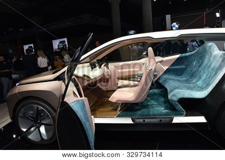 Frankfurt, Germany, September 10-2019: Bmw Vision I Next Iaa 2019