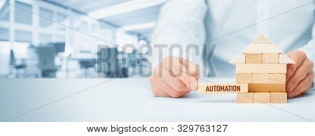 Implementation Of Home Automation To Your House. Smart Home, Intelligent House, Home Automation And 