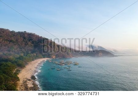Beautiful Papuma Beach In Jember East Java Indonesia