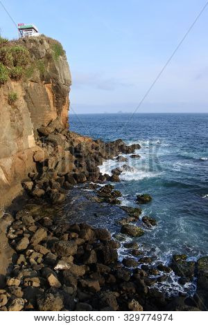 Beautiful Papuma Beach In Jember East Java Indonesia